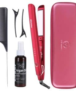 Alisador profesional de cabello de salón con protector