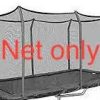 Red de reemplazo para trampolín de 8ft x 14ft para 6 postes