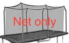 Red de reemplazo para trampolín de 8ft x 14ft para 6 postes