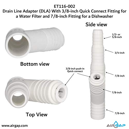 Adaptador de Línea de Drenaje (DLA) con Conexión Rápida de - Imagen 5