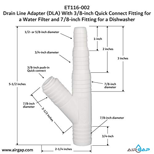 Adaptador de Línea de Drenaje (DLA) con Conexión Rápida de - Imagen 4