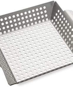 Duke Grills Omaha Canasta de Parrilla de Acero Inoxidable