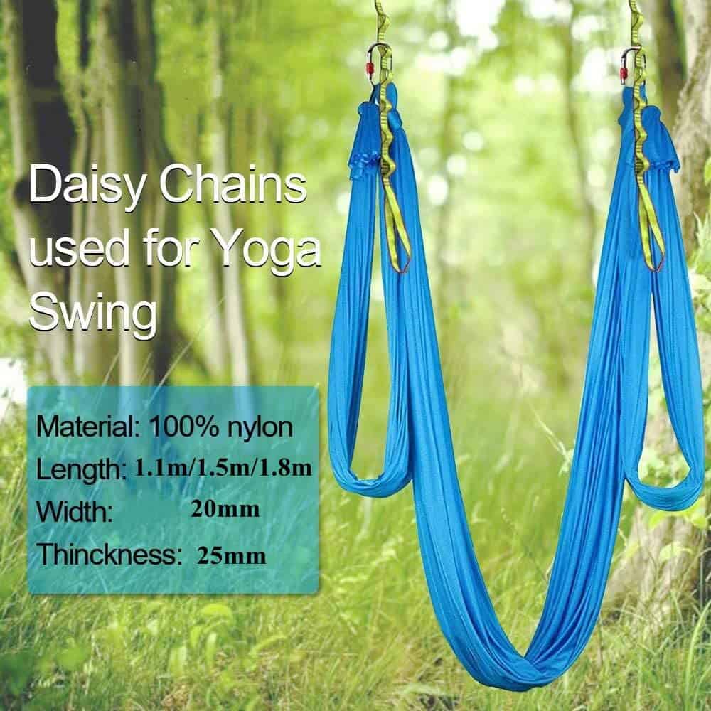 NRC&XRC Aerial Yoga Hammock Daisy Chains, 22kN Cadena de - Imagen 4