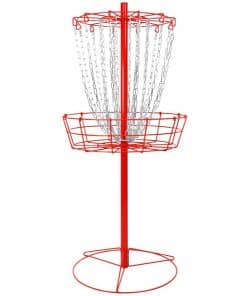 Cesta de Práctica de Disc Golf con Doble Cadena Remix - Rojo
