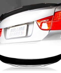 Alerón de maletero de plástico ABS negro brillante Rolling