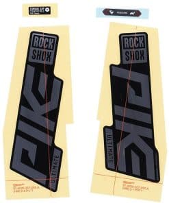 Kit de calcomanías para horquilla RockShox - Pike Ultimate,