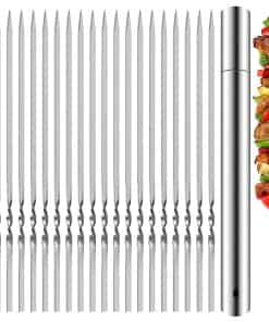 Brochetas de Acero Inoxidable, Pesadas 12" Brochetas de
