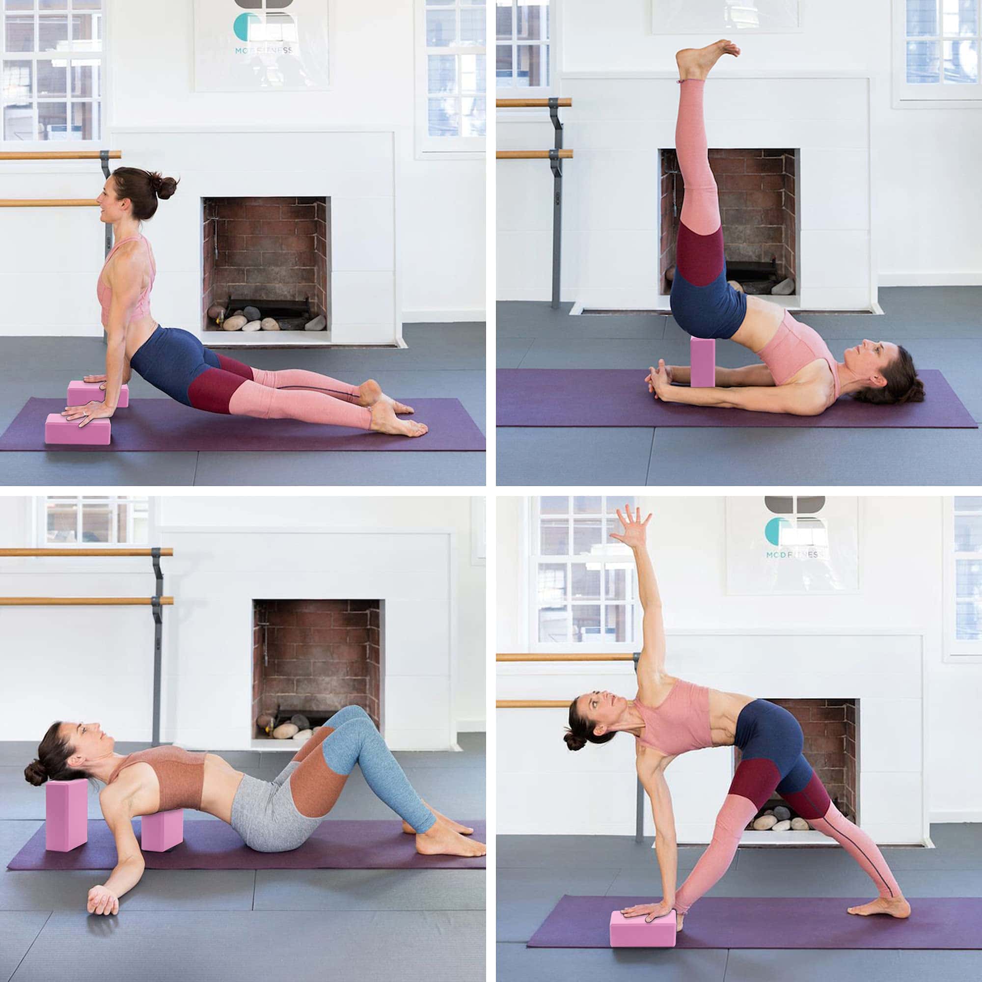 Set de Tapete de Yoga para Principiantes, -Rosa - Imagen 5