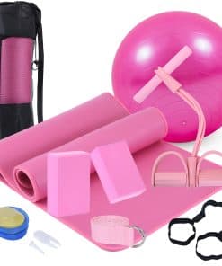 Set de Tapete de Yoga para Principiantes, -Rosa