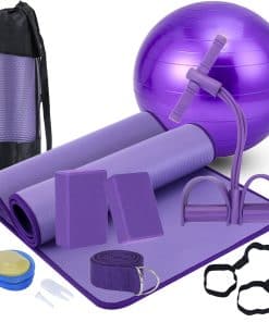 Set de Tapete de Yoga para Principiantes, -Morado