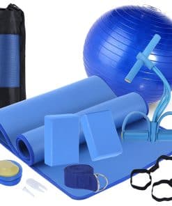 Set de Tapete de Yoga para Principiantes, -Azul