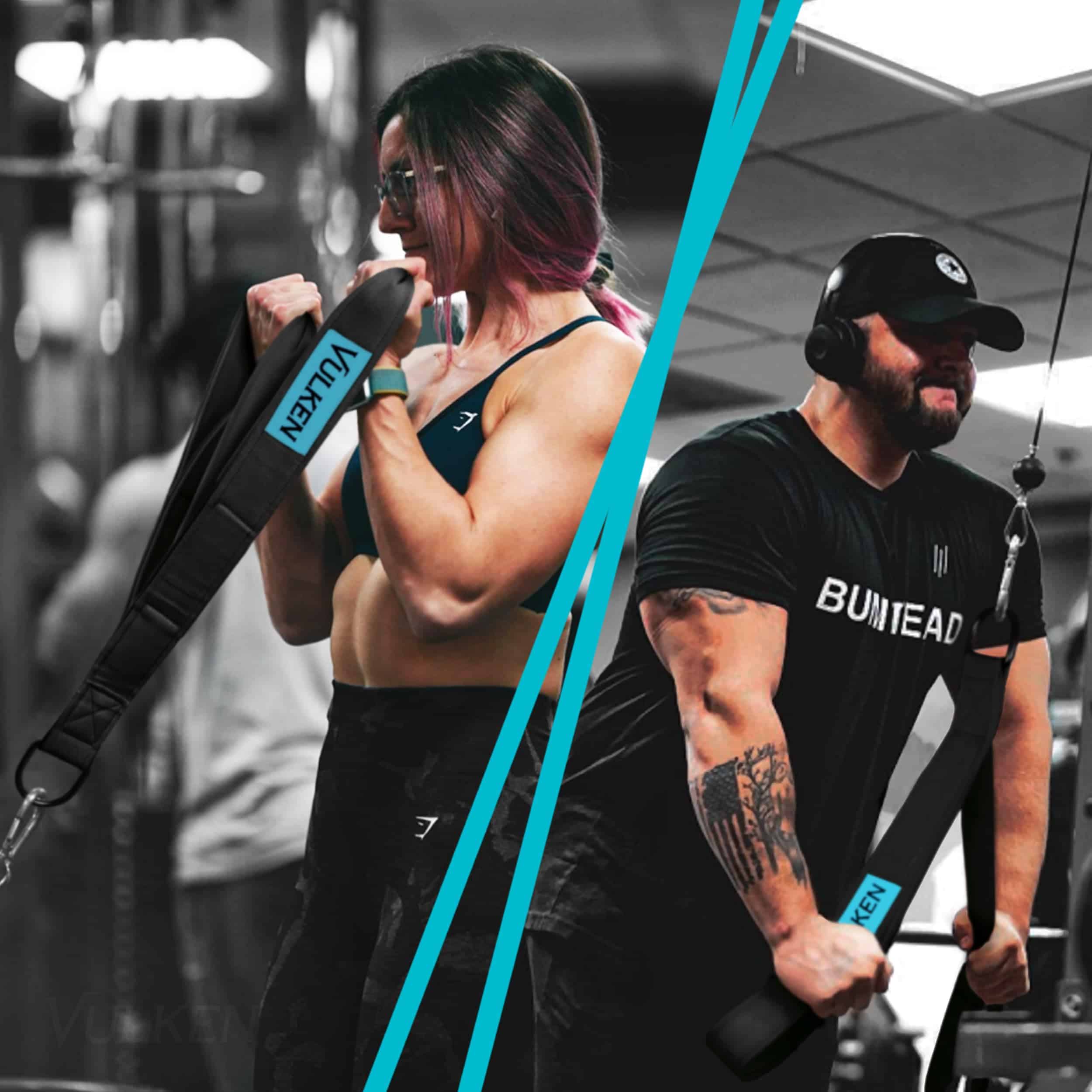 Cuerda de Tríceps Vulken con Cable de 24 Pulgadas & 17 - Imagen 3