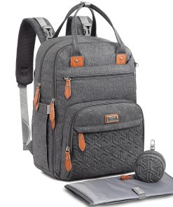 Mochila para Pañales, Bolsa de Bebé con Cambiador,