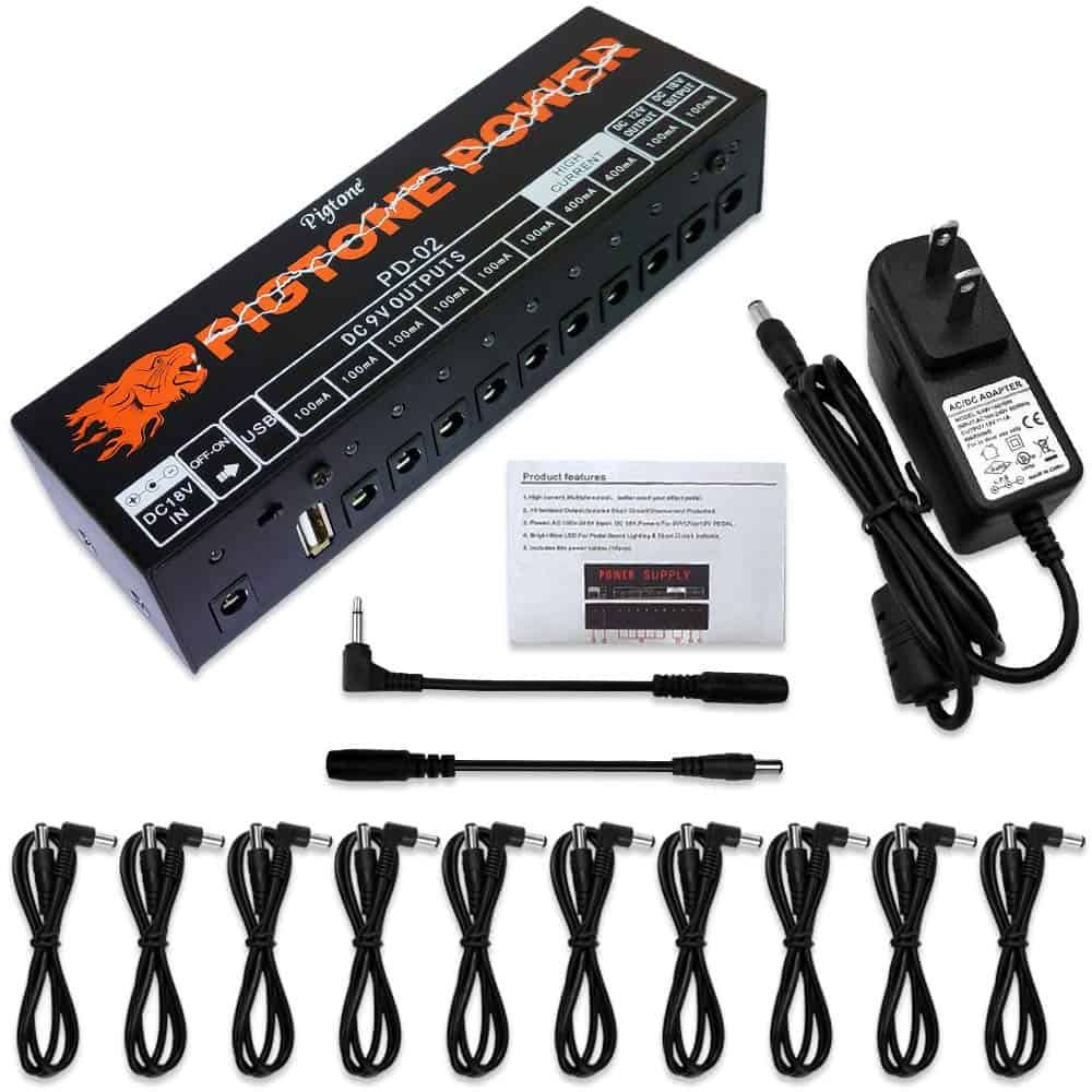 Fuente de alimentación para pedales de efectos -PD-02