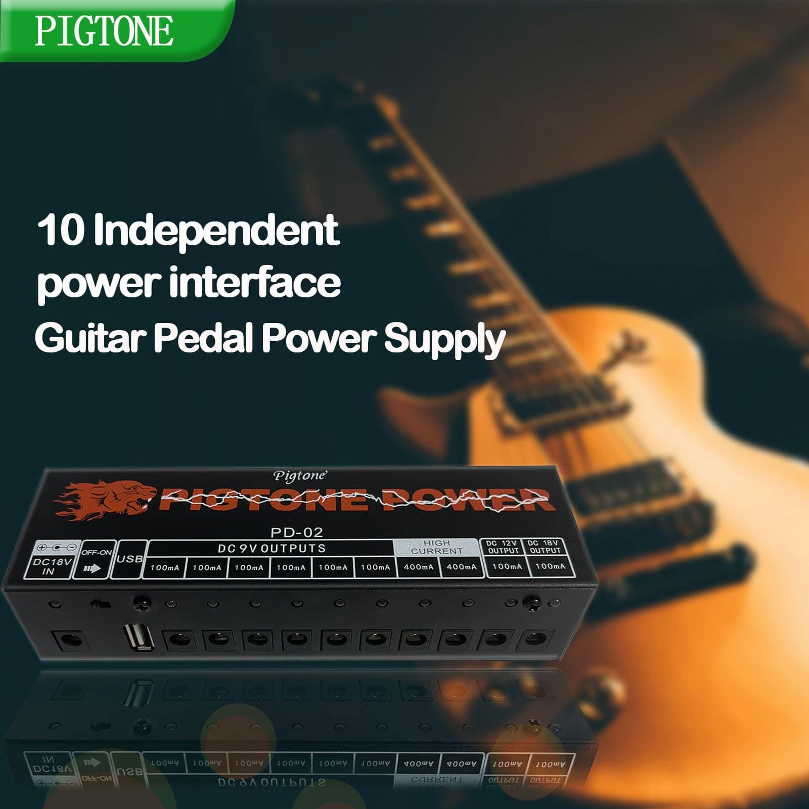 Fuente de alimentación para pedales de efectos -PD-02 - Imagen 4