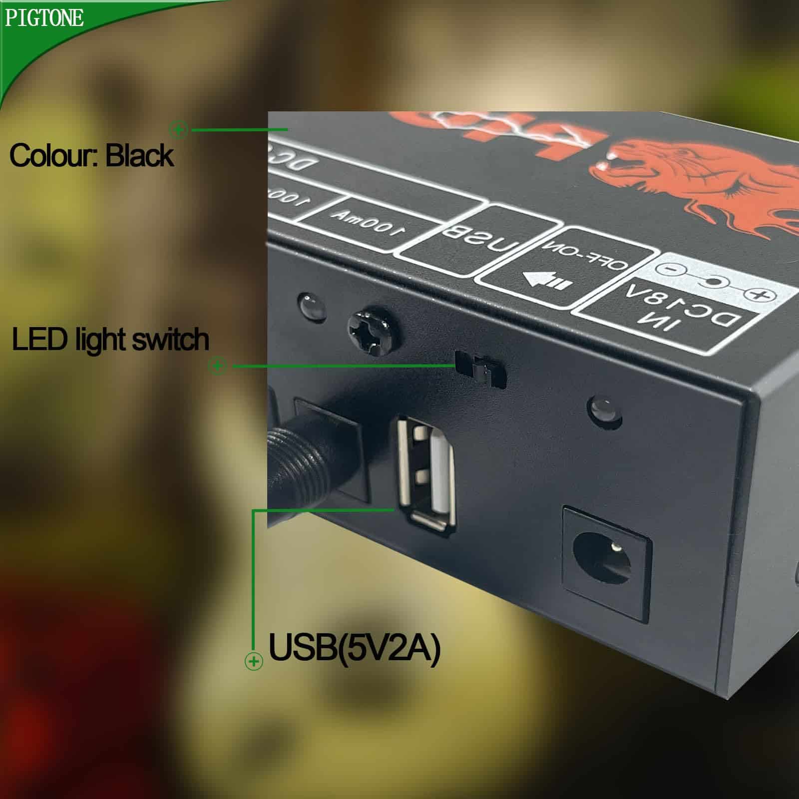 Fuente de alimentación para pedales de efectos -PD-02 - Imagen 7