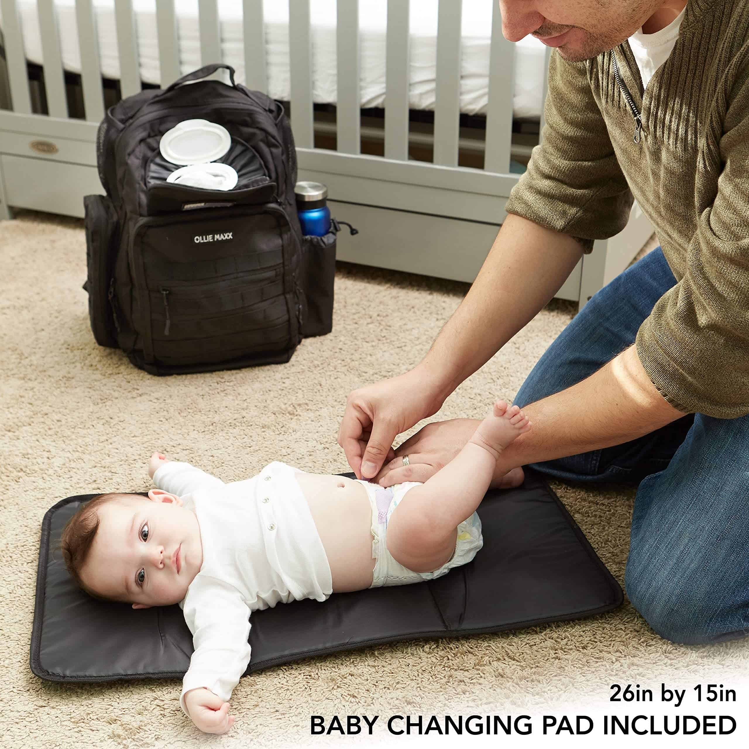 Mochila Cambiadora Ollie Maxx para Papás - Mochila de Viaje - Imagen 5