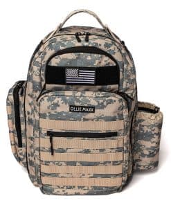 Mochila para pañales Ollie Maxx para hombres Mochila de