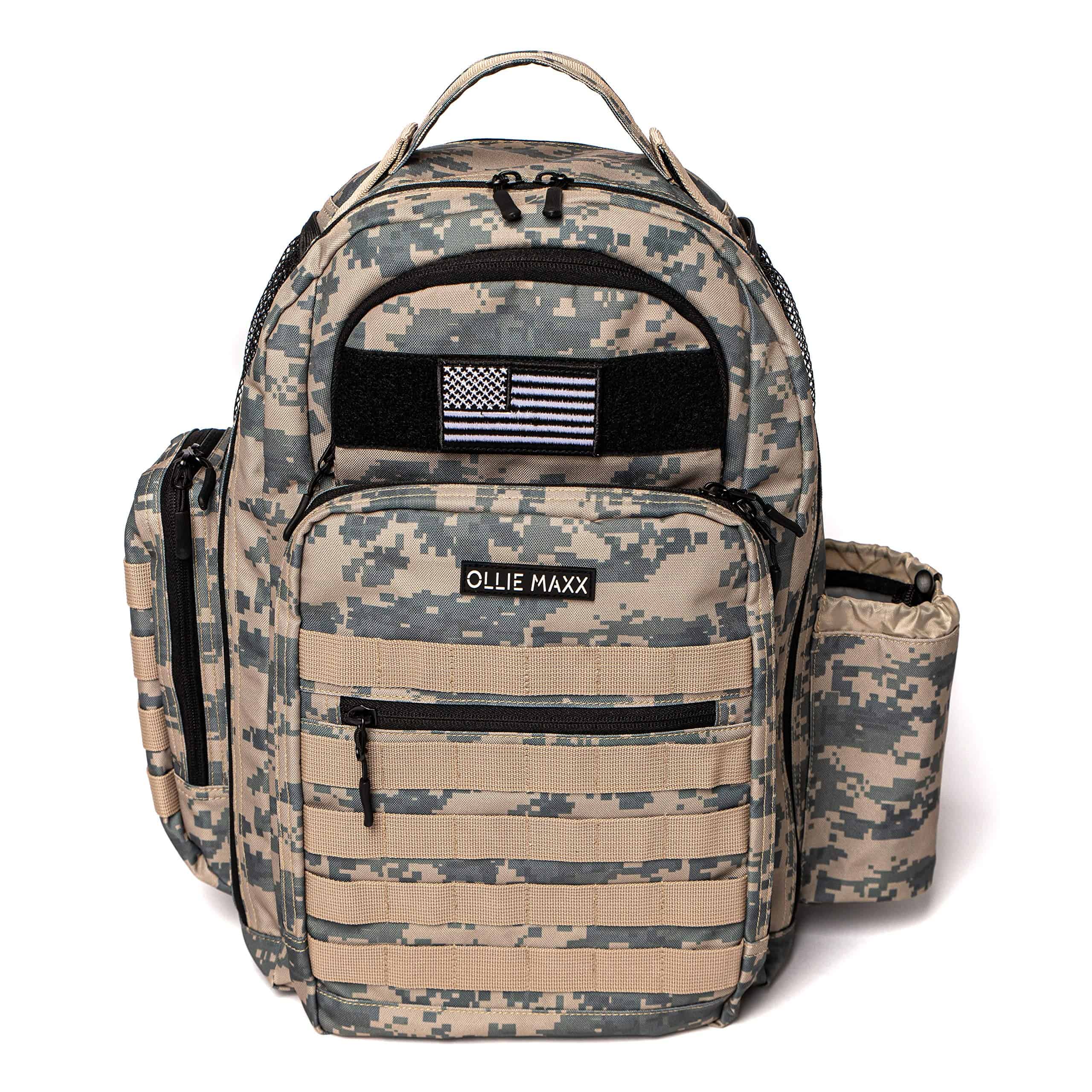 Mochila para pañales Ollie Maxx para hombres Mochila de