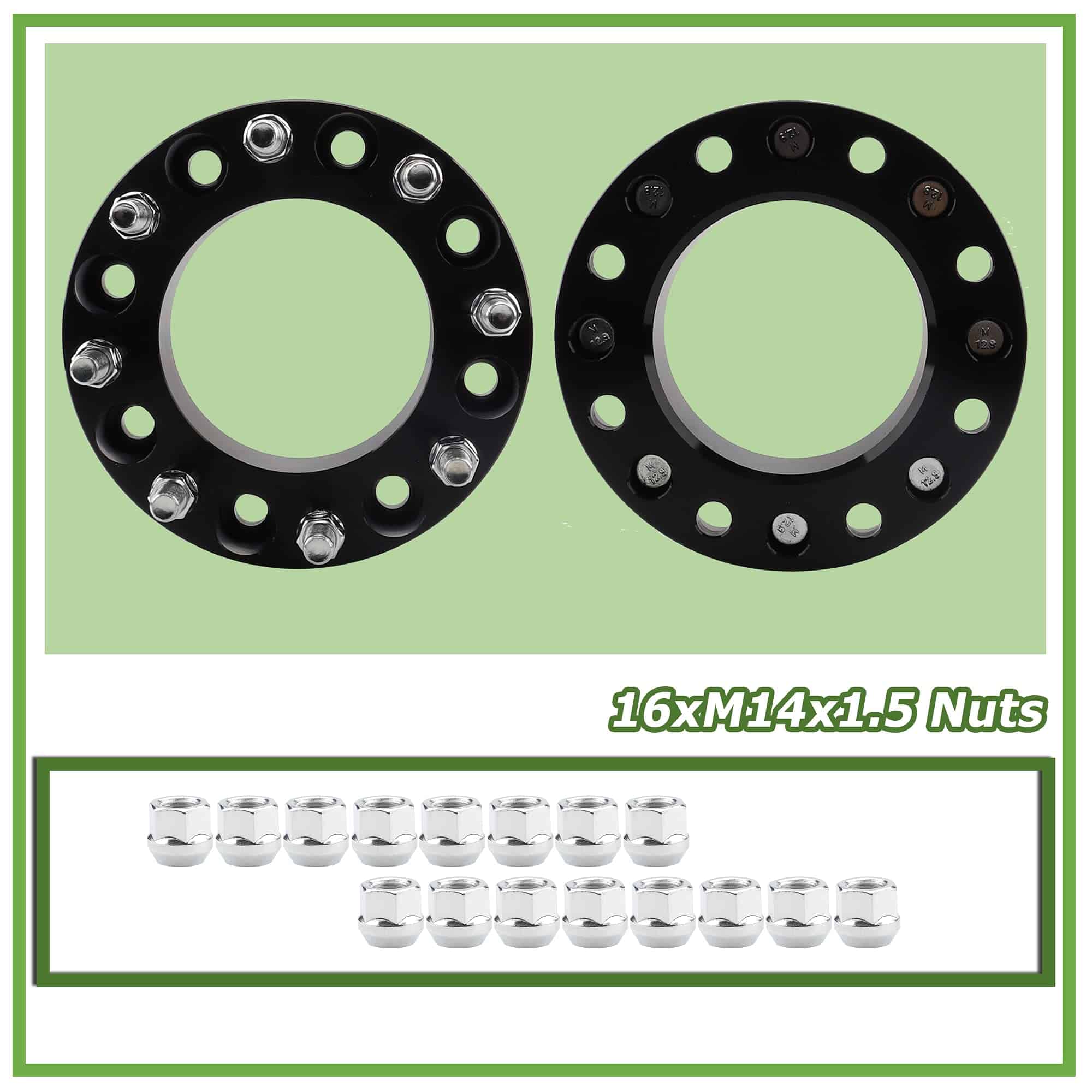 YIZBAP 2PCS 8x180 Separadores de Rueda 2 pulgadas para - Imagen 4
