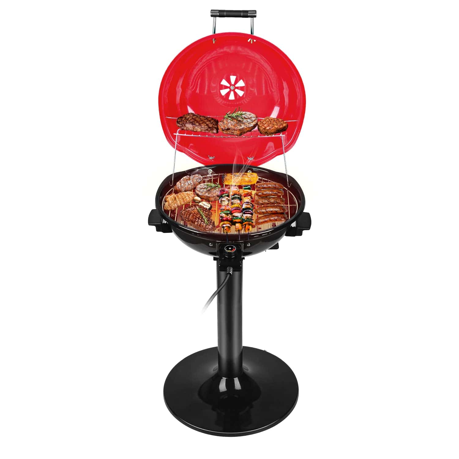 Parrilla de Barbacoa Eléctrica Techwood para 15 Servicios,