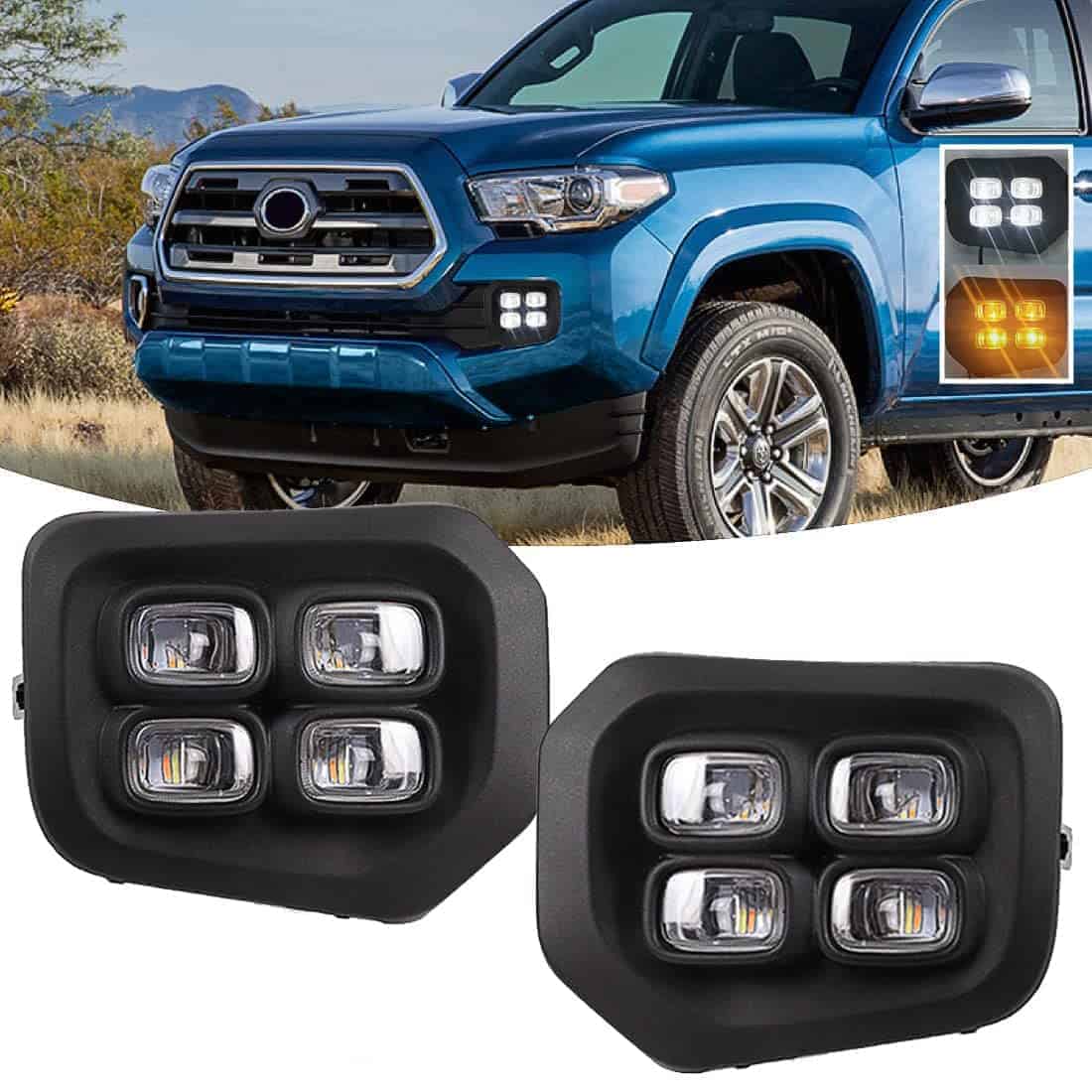 Luces Diurnas LED para Toyota Tacoma 2016 2017 2018 2019