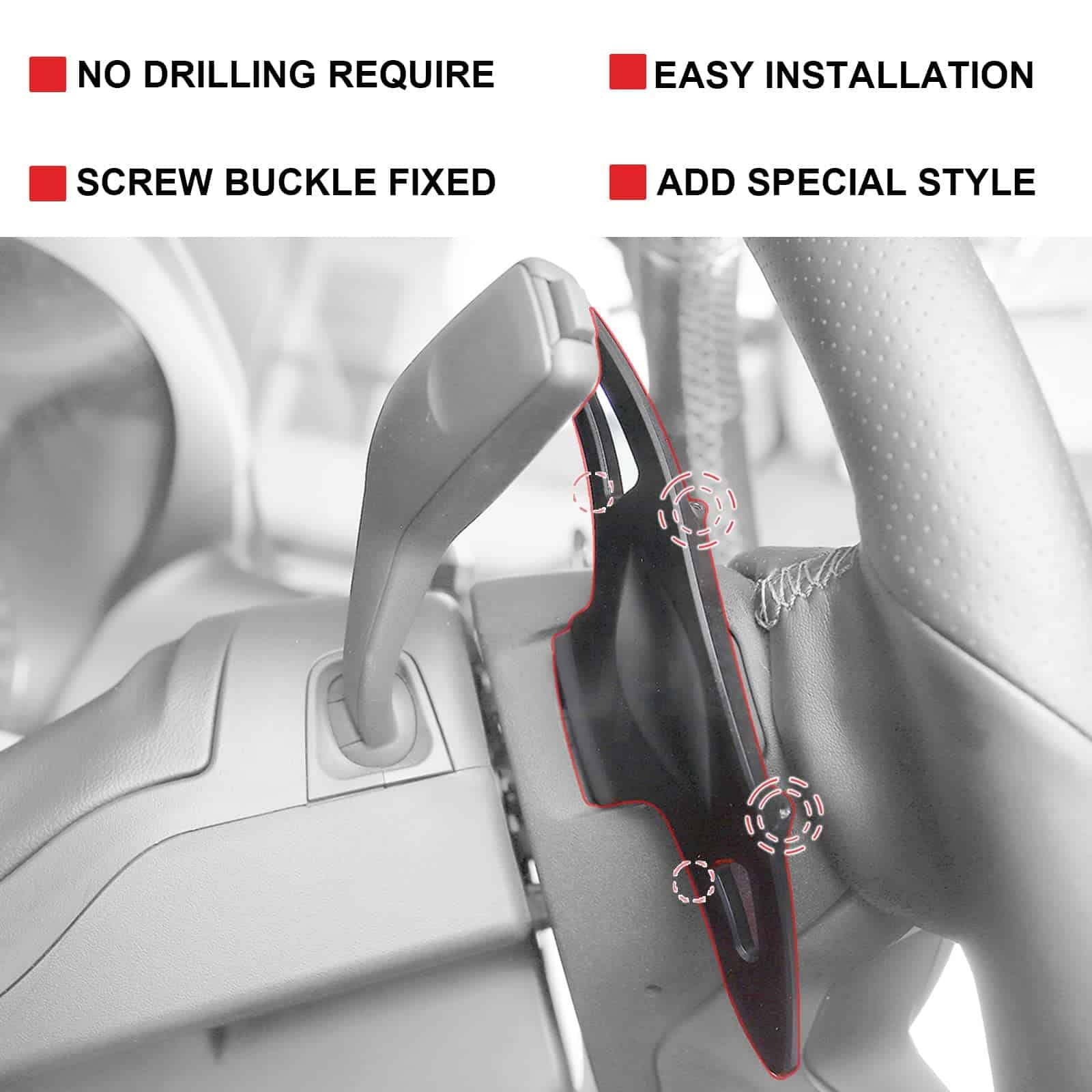 Paleta de extensión de cambio de marchas de volante de - Imagen 6