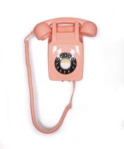 Teléfono fijo retro de pared GPO 746 con botón de llamada -