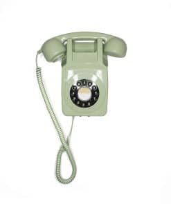 Teléfono fijo retro GPO 746 con botón de pared - Cordón