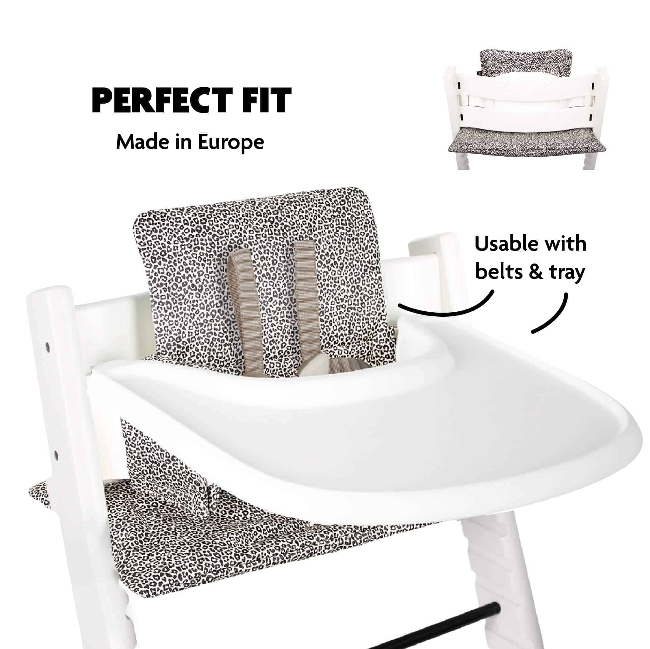 Cojín UKJE Compatible con Stokke Tripp Trapp - Asiento - Imagen 5