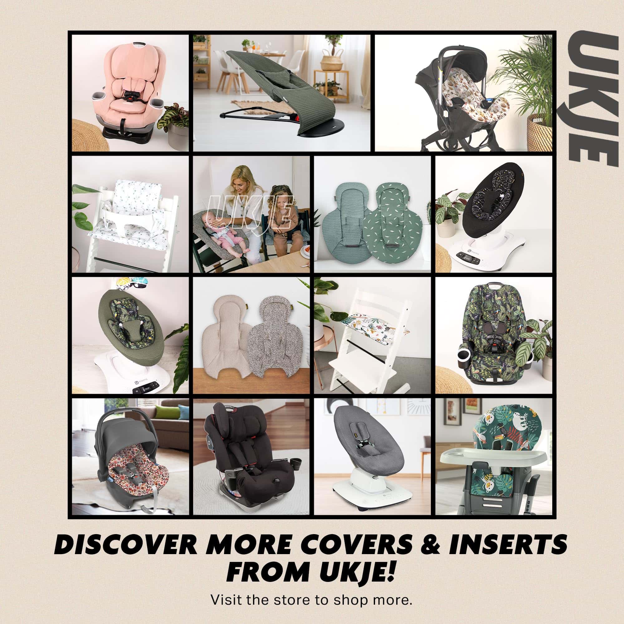 Cojín UKJE Compatible con Stokke Tripp Trapp - Asiento - Imagen 6