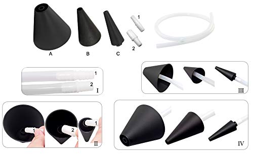 GTOWNWORKS Cono de Escape, Adaptador de Bota de Admisión de - Imagen 6