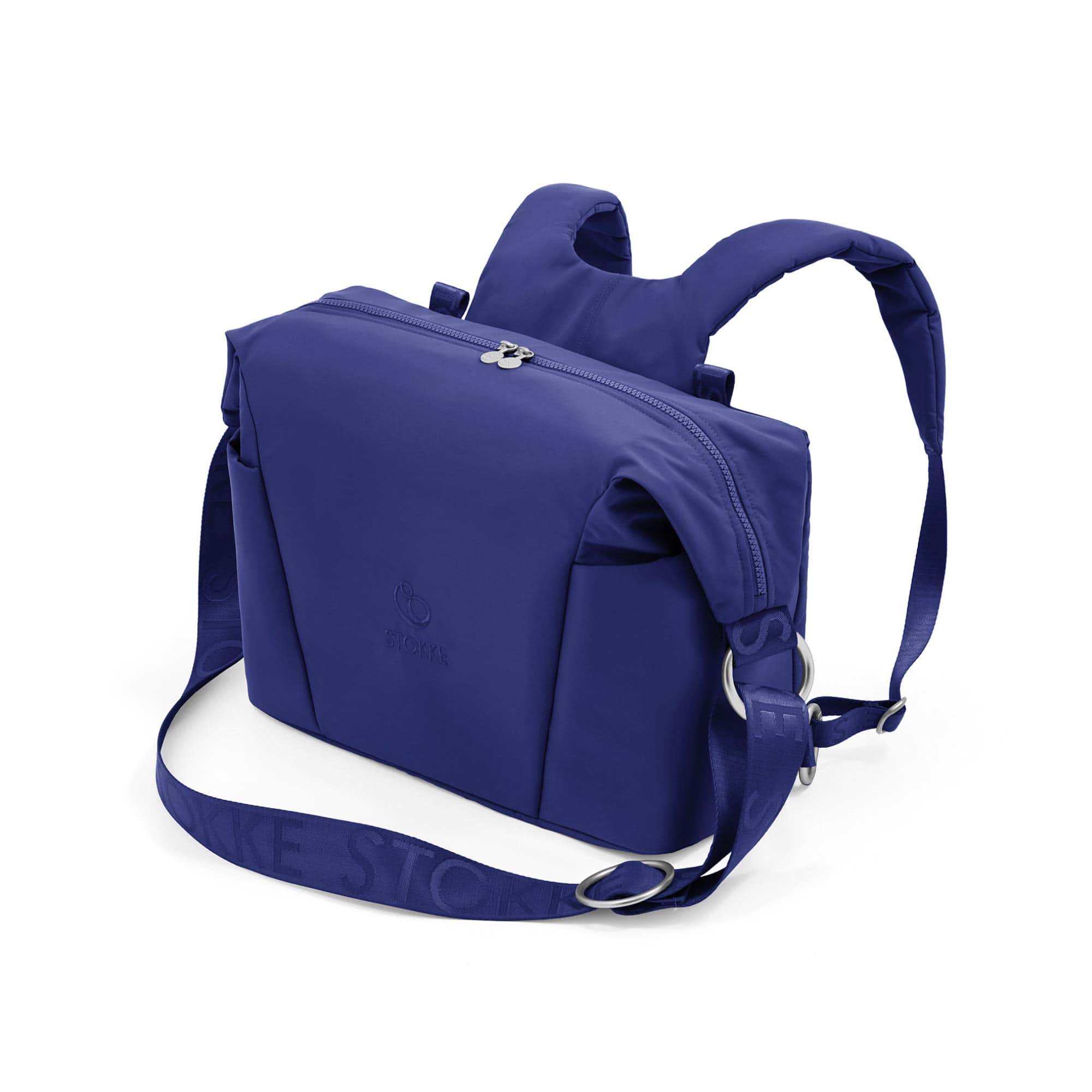 Bolso cambiador Stokke Xplory X, Azul Real - Se convierte