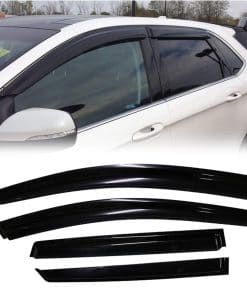Deflector de ventana lateral Puermto, juego de -Humo Oscuro