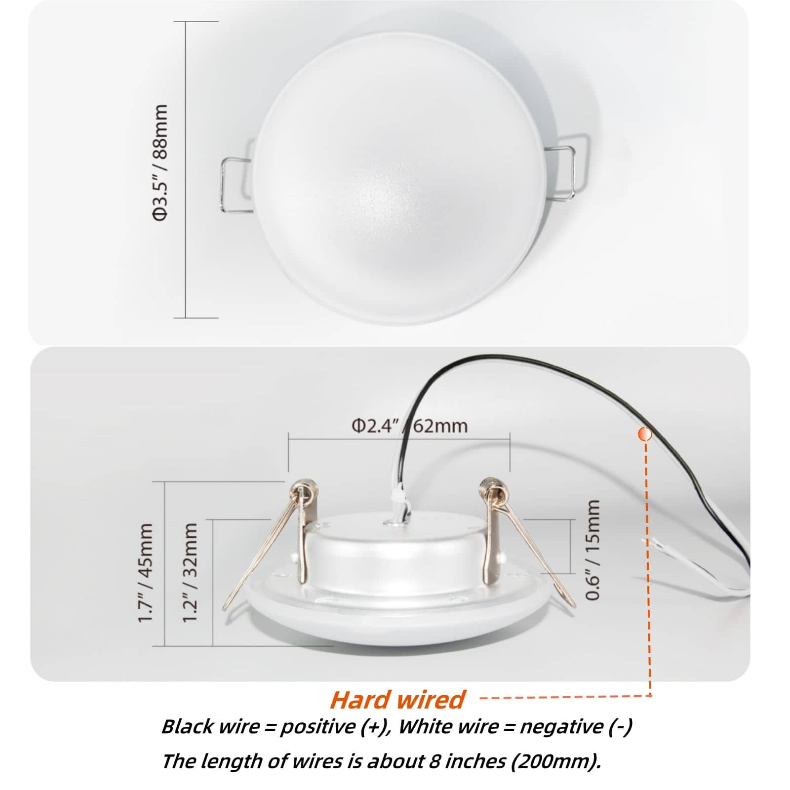 Luces LED empotradas para RV de Dream Lighting 12v 3.5 - Imagen 7
