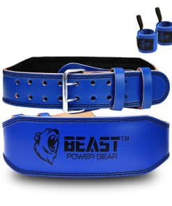 Cinturón de levantamiento de pesas de 4 -Azul