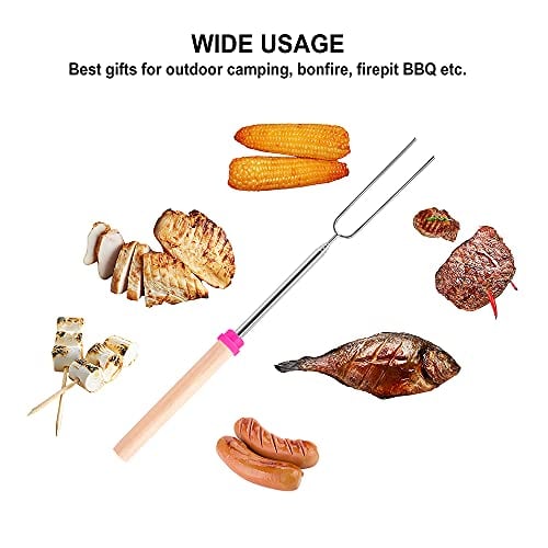 Palos para Asar Malvaviscos, 32 pulgadas 16 piezas - Imagen 7