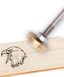 Sello de Hierro Marca SUPERDANT 1.18" con Patrón de Águila