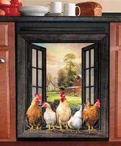 Cubierta de lavavajillas magnética de granja -23"Wx26"H