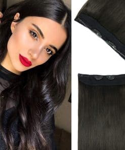 UGOTRAYS Extensiones de Cabello con Cable Rubio de 14