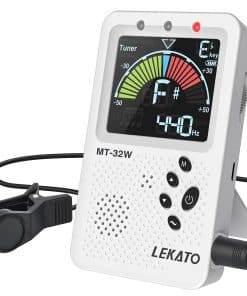 Metronomo Afinador, Recargable 3 En 1 Metronomo -Blanco