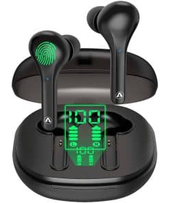 Audífonos inalámbricos AMZANE Bluetooth con estuche de