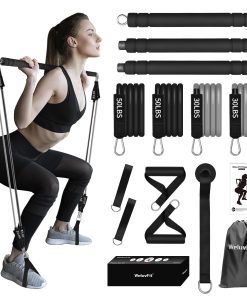 Kit de Barra de Pilates con Banda de Resistencia - Barra de