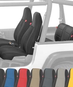 Conjunto de fundas de asiento de neopreno -Negro