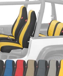 Conjunto de fundas de asiento de neopreno -Amarillo
