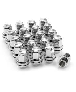 YIZBAP 20pcs 14x1.5 Tuerca Cromada, M14x1.5 Tuerca de