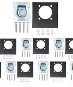 Mytee Products 8 Pack - Anillo en D Empotrado para Placas,