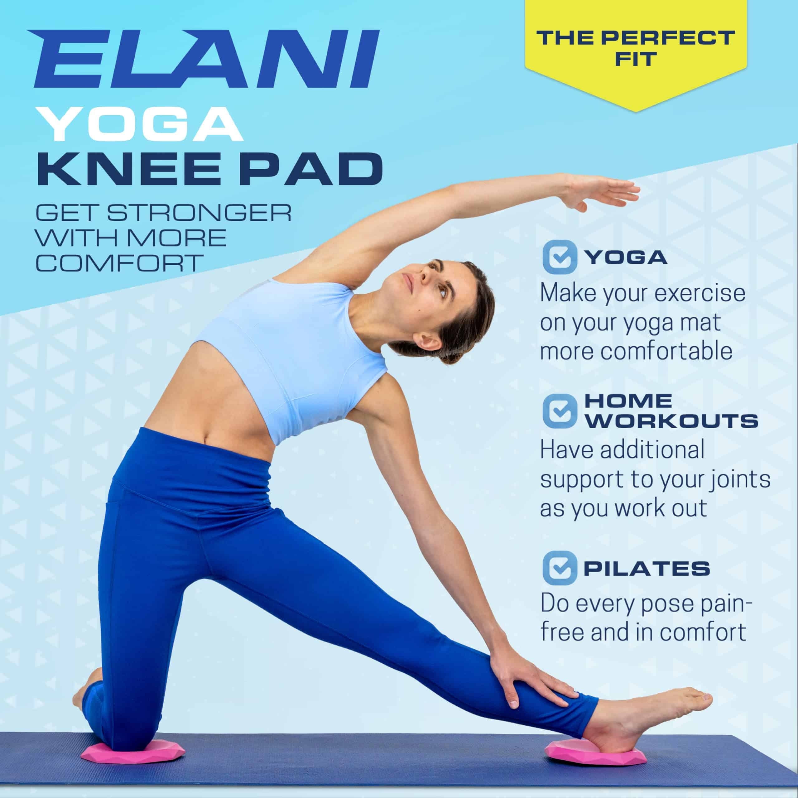 Almohadilla de rodilla de yoga ELANI (paquete de 2) - - Imagen 3