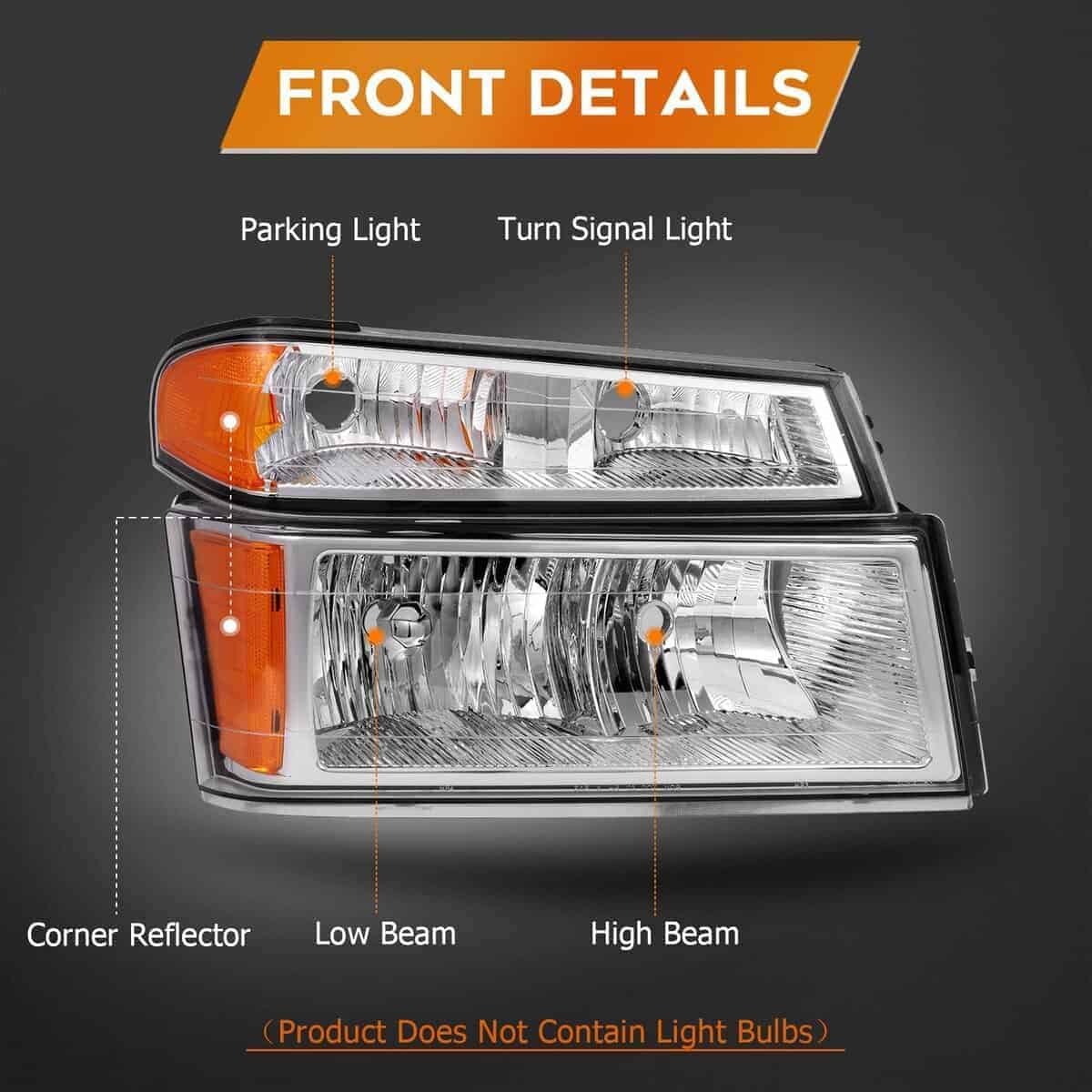 Conjunto de faros delanteros para Chevrolet Colorado - Imagen 4