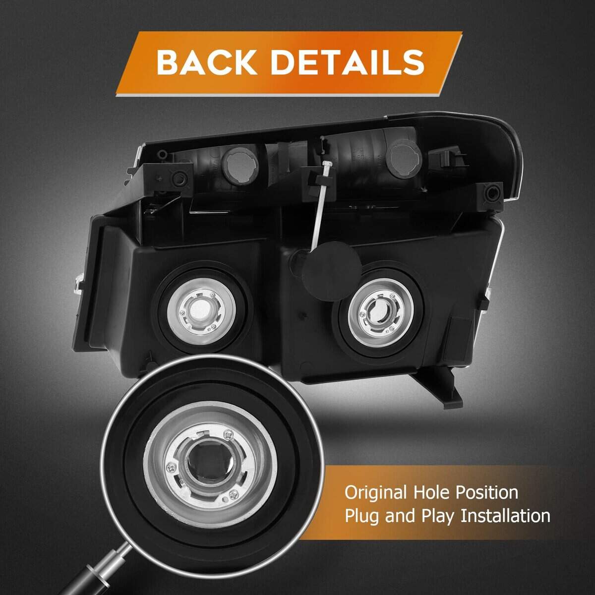 Conjunto de faros delanteros para Chevrolet Colorado - Imagen 5